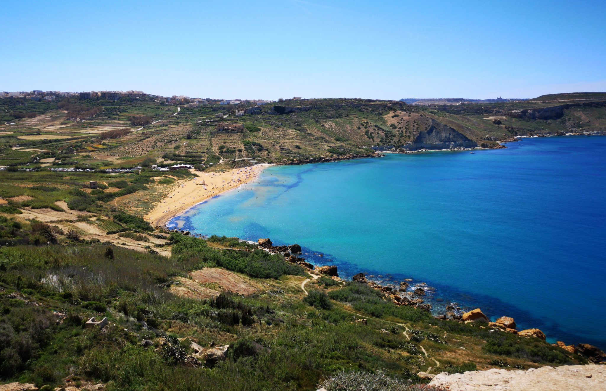Najlepsze plaże na Malcie, Malta najpiękniejsze plaże