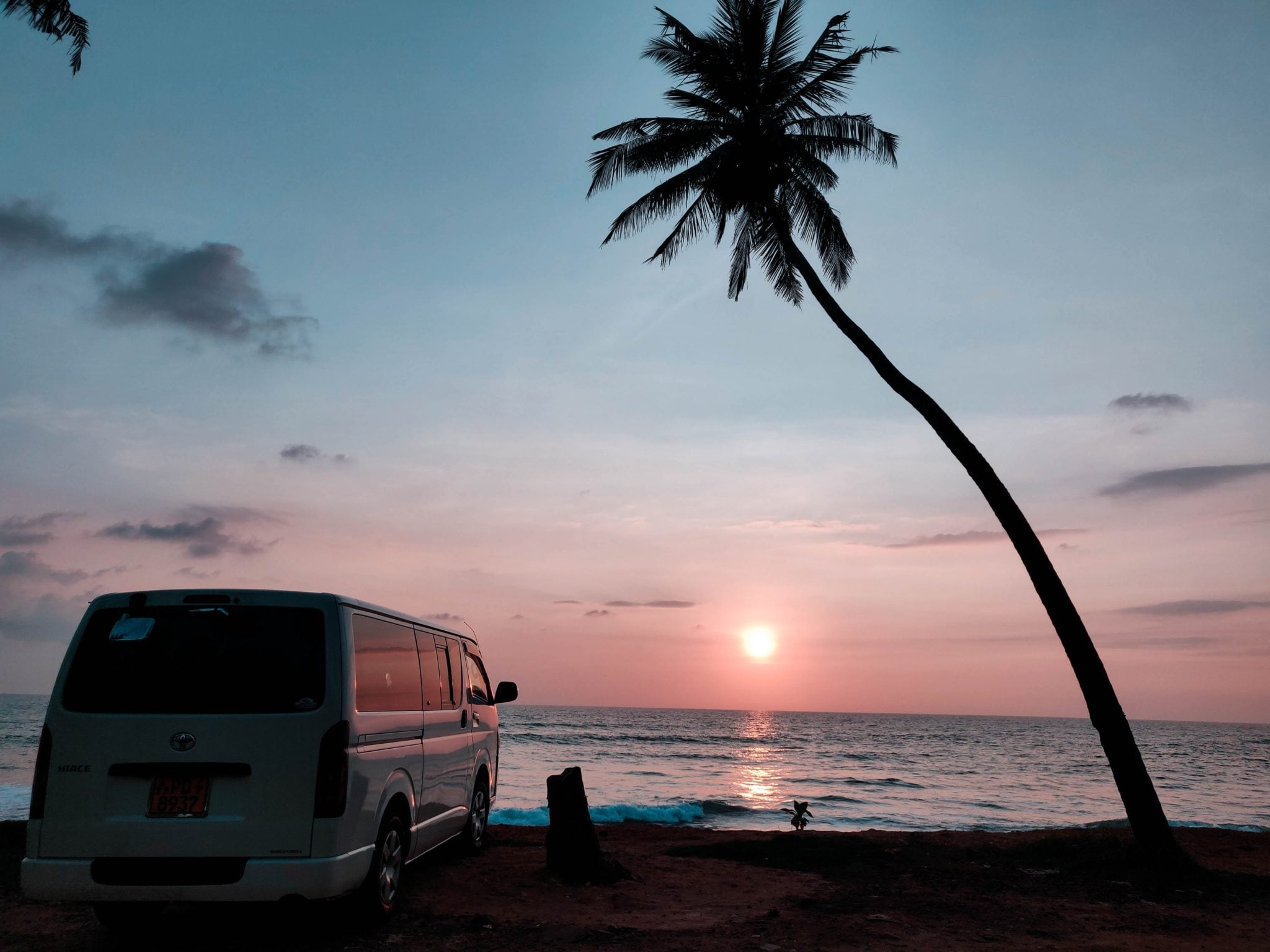Sri Lanka plaża Hikkaduwa zachód słońca, rajskie plaże Sri Lanki